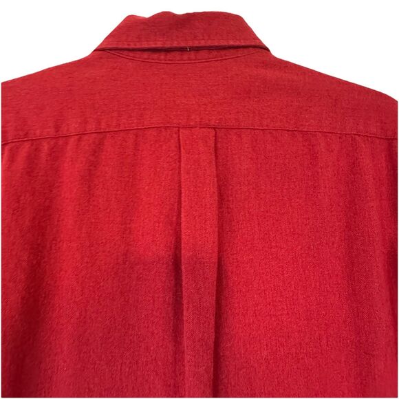 Banana Republic Men's Denny Flannel Shirt, Red Heather Size M Casual Business - Picture 8 of 11